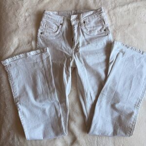 H&M White Flare Jeans